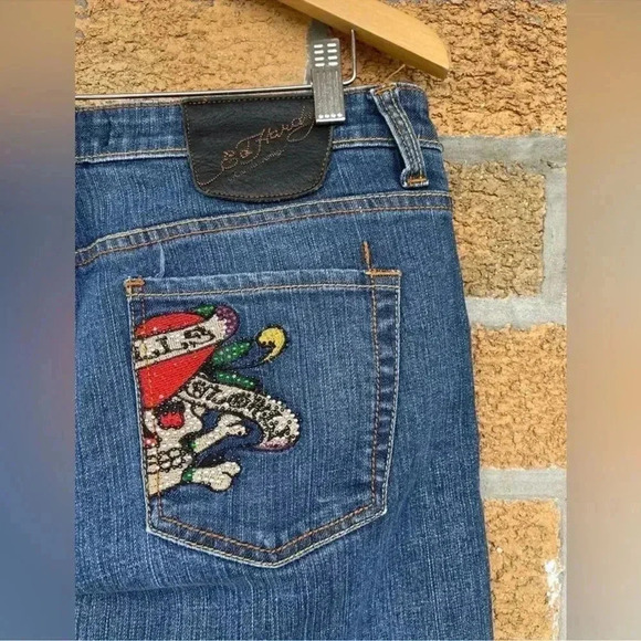 ED HARDY "LOVE KILLS SLOWLY" JEANS 32 - Picture 5 of 9